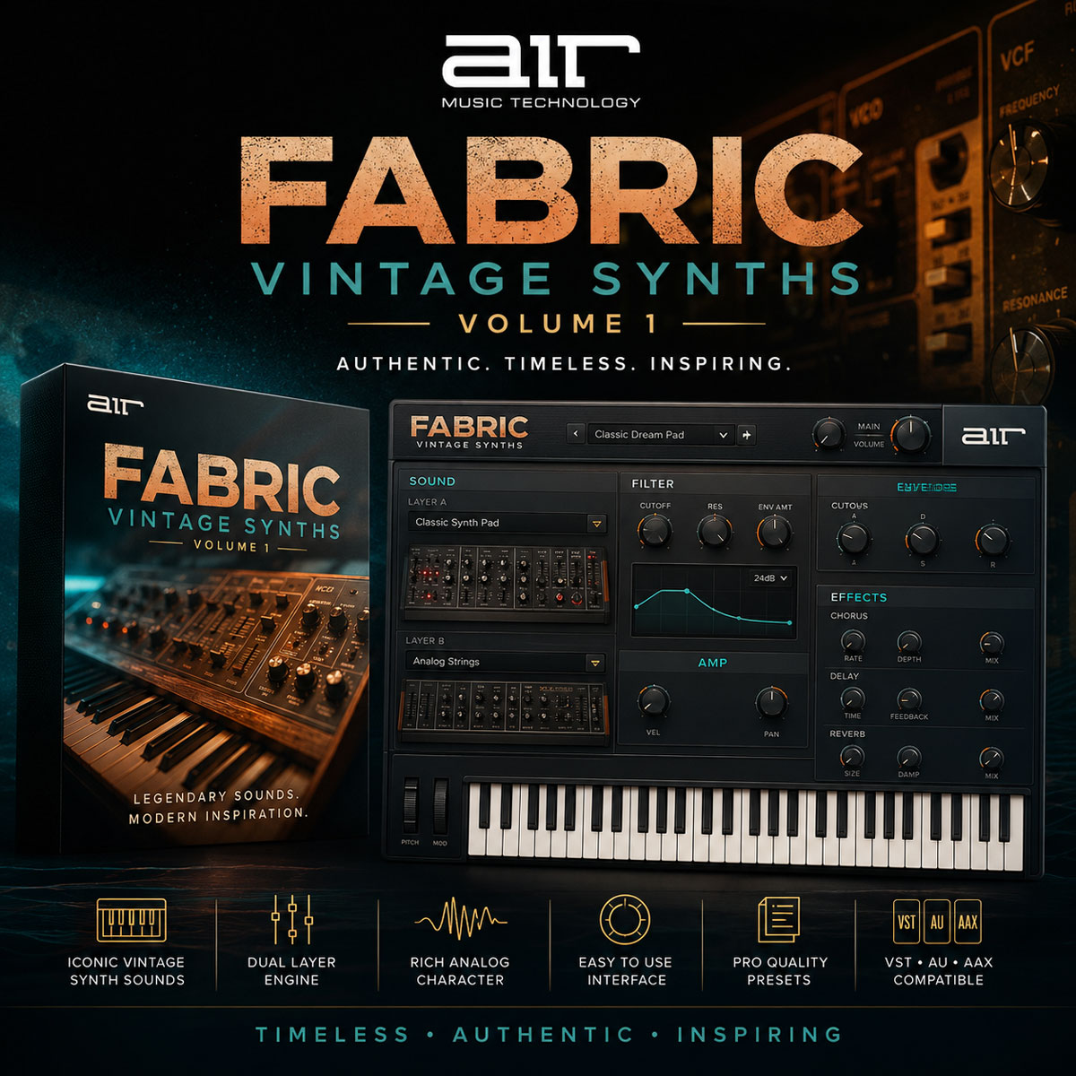 AIR Music Technology Fabric Vintage Synths