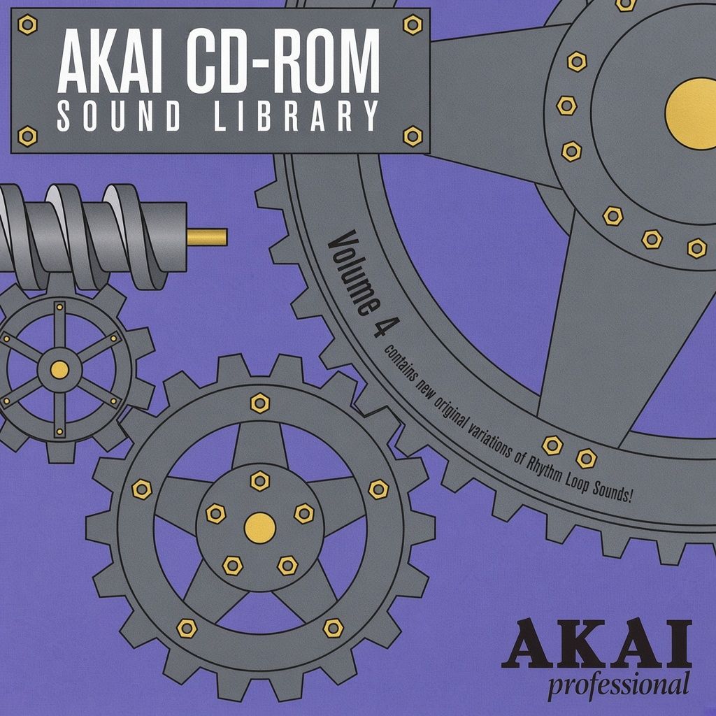 Akai CD-ROM Sound Library Volume 4 - Rhythm Loops Akai CD-ROM Sound Library Volume 4 - Rhythm Loops