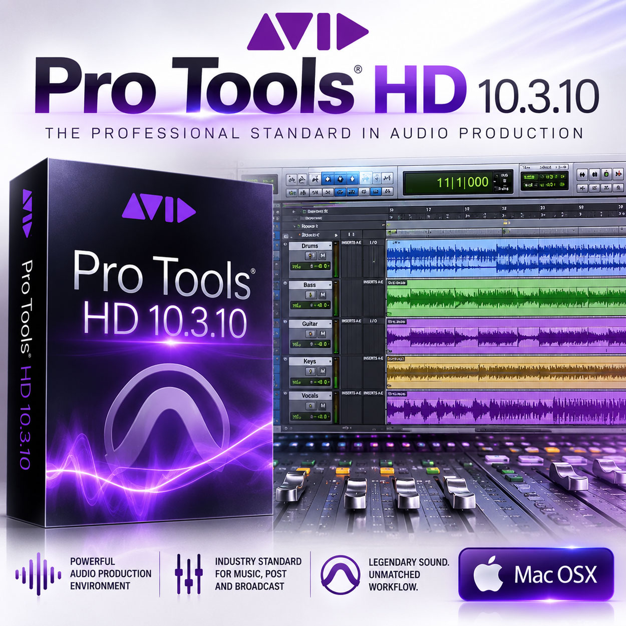 Avid Pro Tools HD 10.3.10 [Mac OSX]