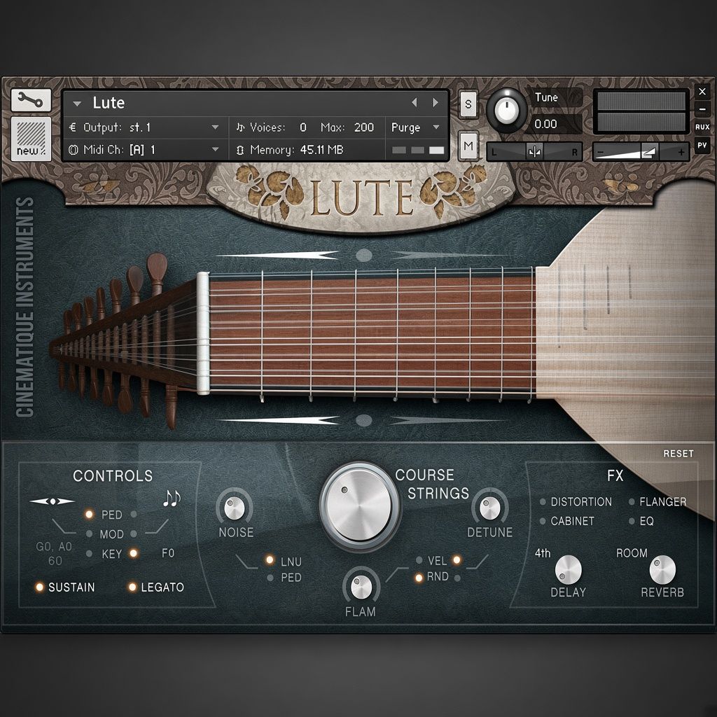 Cinematique Instruments Lute Cinematique Instruments Lute