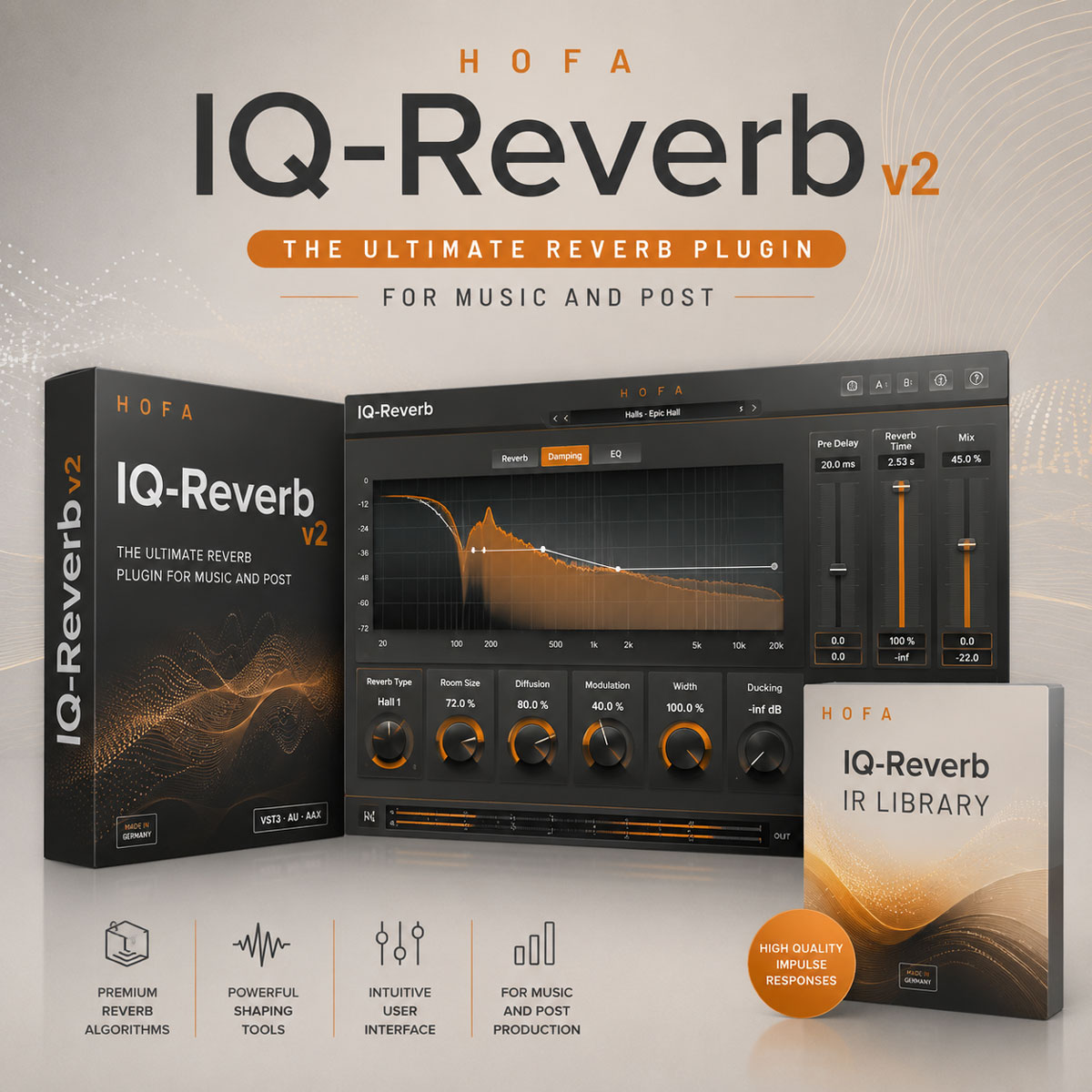 HOFA IQ-Reverb v2 + IQ-Reverb IR Library