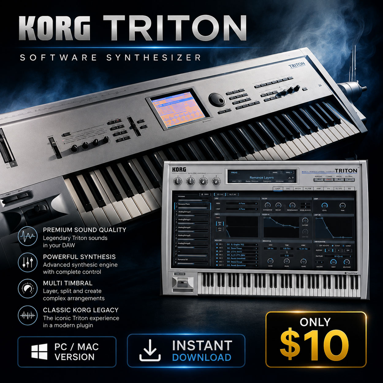 Korg Triton VST v1.3.7 Korg Triton VST v1.3.7
